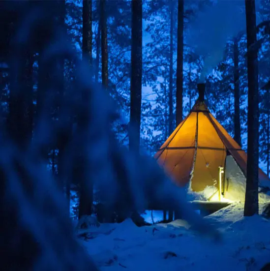 ORIGINAL GLAMPING - LUXURY CAMP WORLDWIDE - NUUK FJORD - CANADA - AURORA SAFARI CAMP - SWEDEN