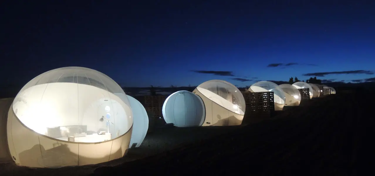 ORIGINAL GLAMPING - LUXURY EPHEMERAL CAMP WORLDWIDE - THE BUBBLE CAMPS