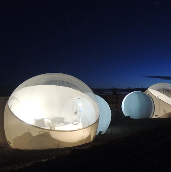 ORIGINAL GLAMPING - LUXURY EPHEMERAL CAMP WORLDWIDE - THE BUBBLE CAMPS